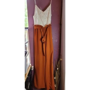 Francesca's boutique jumpsuit size large